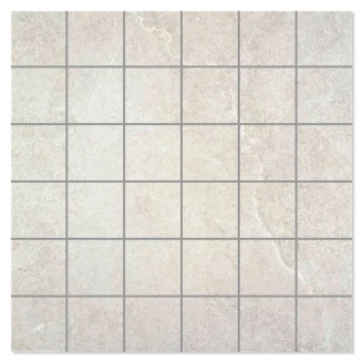 Mosaik Klinker Pulse Lysegrå Mat 30x30 (5x5) cm-2